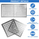 Tjernlund Underaire Steel Crawl Space Vent, 18" x 10" Foundation Vent Screen