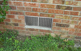Tjernlund Underaire Steel Crawl Space Vent, 18" x 10" Foundation Vent Screen