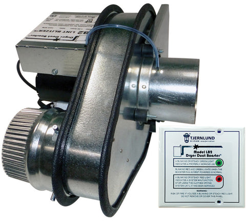 The Lint Blitzer™ UL-705 Listed Dryer Duct Booster Fan (DEDPV) Model LB2